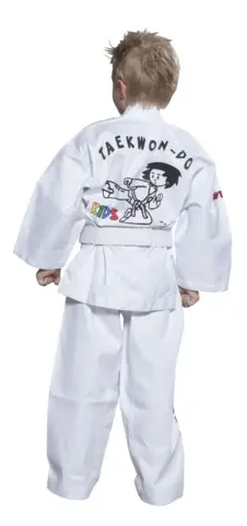 Taekwondo Dobok, Top Ten, ITF Kids - Bagside