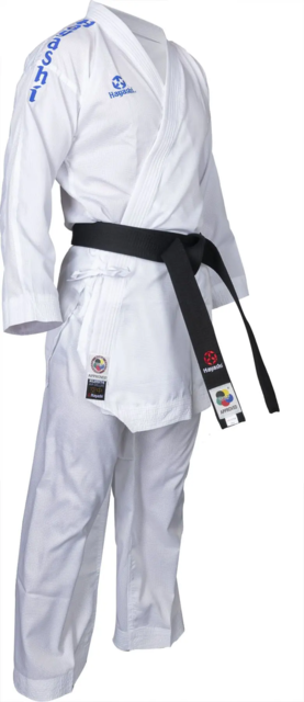 Hayashi Air Deluxe kumite Karate Gi - Blå - Side
